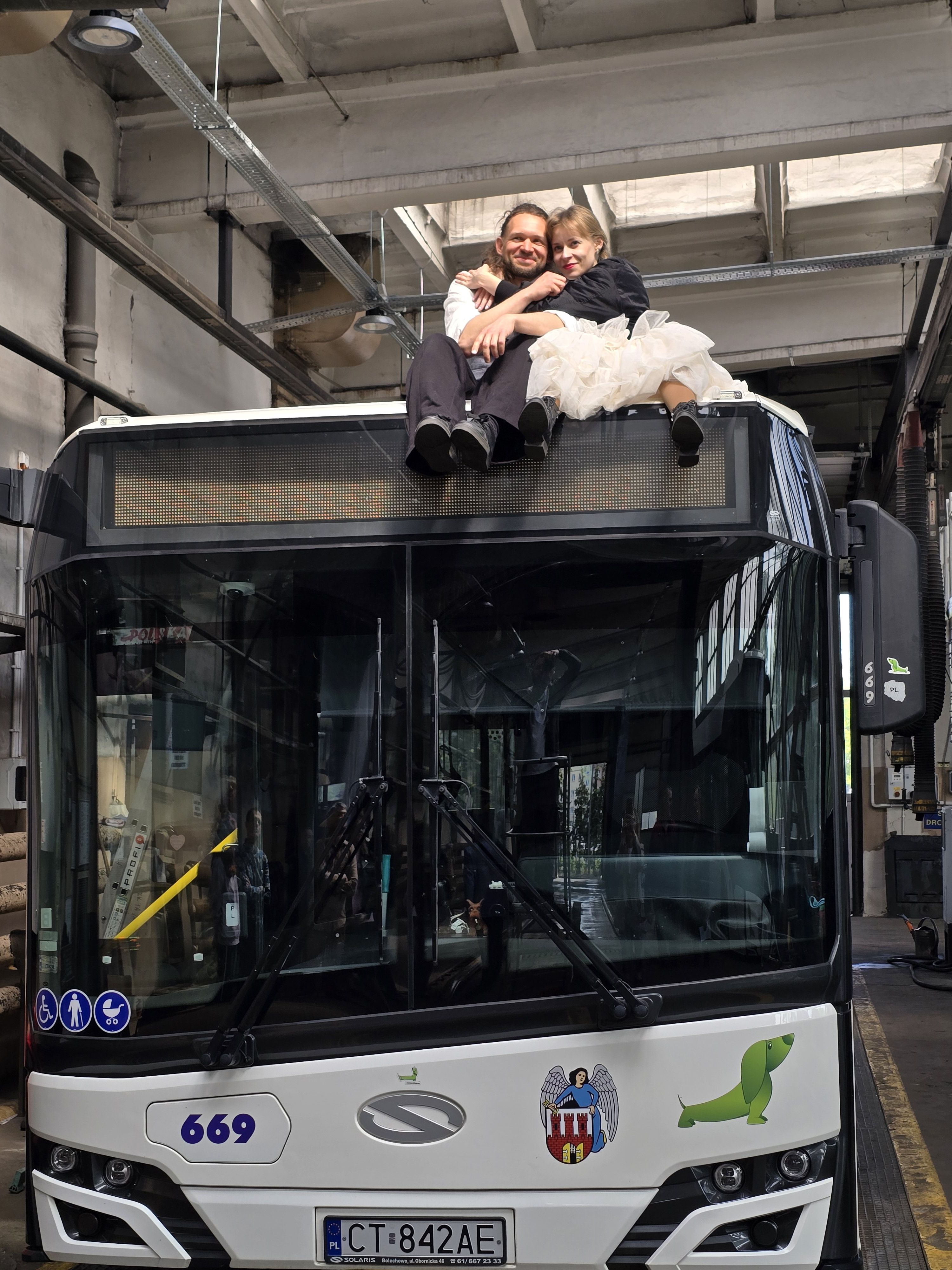 zdjęcie z próby medialnej - spektakl Drogi